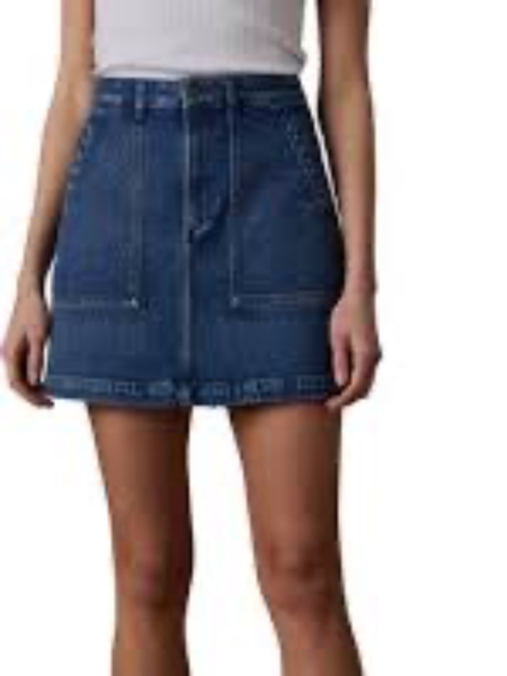Solstice Denim Utility Miniskirt